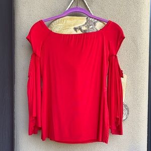 Bailey 44 3/4 length flare sleeve open arm